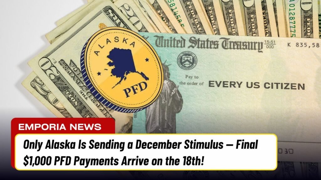Only Alaska Is Sending a December Stimulus — Final $1,000 PFD Payments Arrive on the 18th!