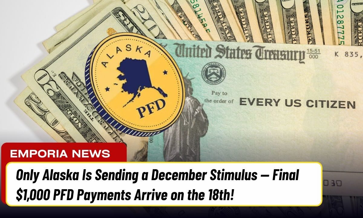 Only Alaska Is Sending a December Stimulus — Final $1,000 PFD Payments Arrive on the 18th!