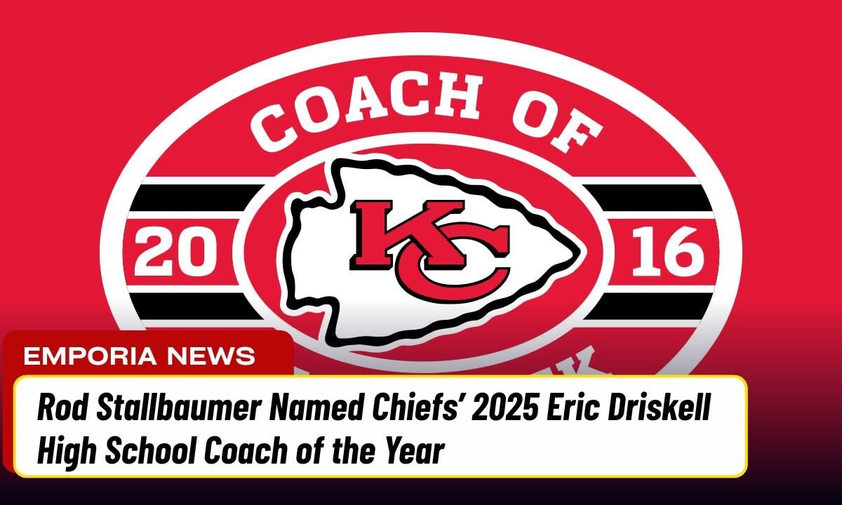 Rod Stallbaumer Named Chiefs’ 2025 Eric Driskell High School Coach of the Year