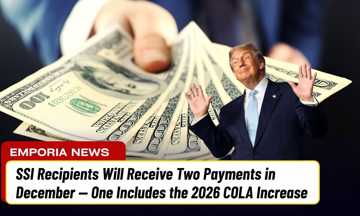 SSI Recipients Will Receive Two Payments in December — One Includes the 2026 COLA Increase
