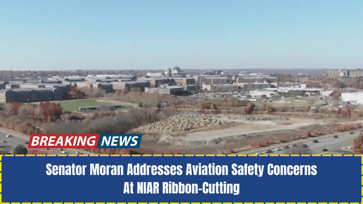 Senator Moran Addresses Aviation Safety Concerns At NIAR Ribbon-Cutting