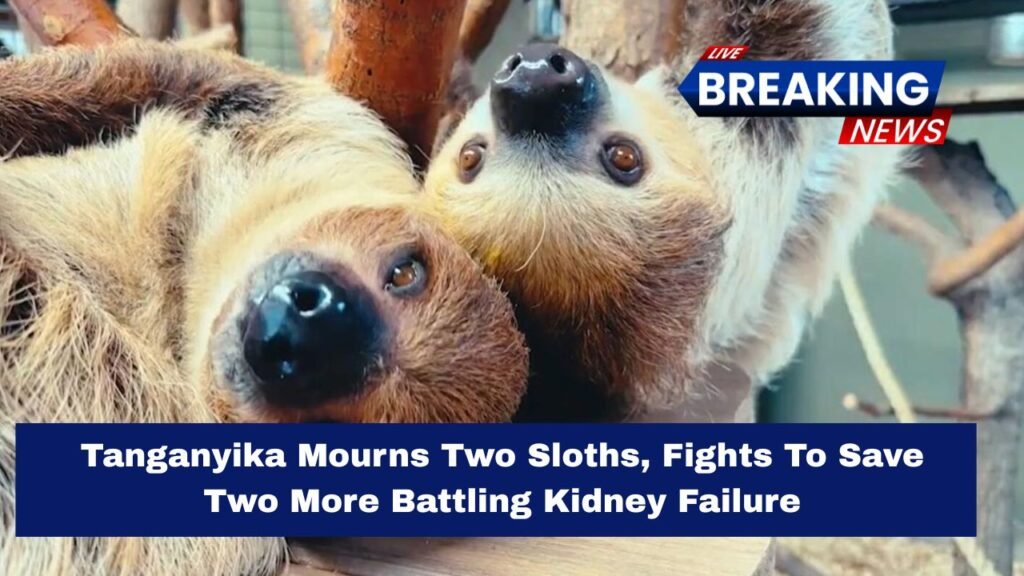 Tanganyika Mourns Two Sloths, Fights To Save Two More Battling Kidney Failure