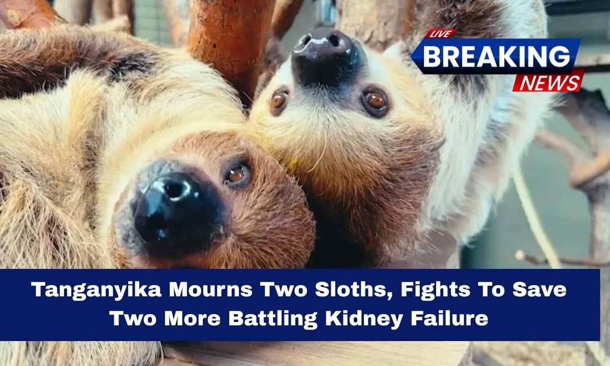 Tanganyika Mourns Two Sloths, Fights To Save Two More Battling Kidney Failure