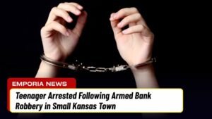 Teenager Arrested Following Armed Bank Robbery in Small Kansas Town