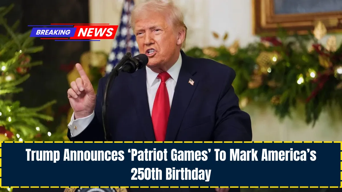 Trump Announces ‘Patriot Games’ To Mark America’s 250th Birthday