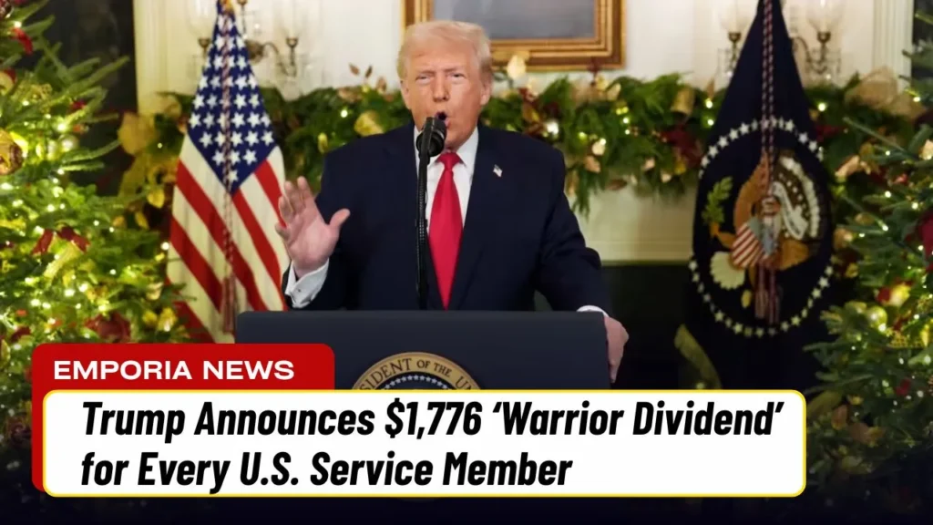 Trump Announces $1,776 ‘Warrior Dividend’ for Every U.S. Service Member