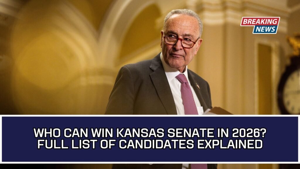 Who Can Win Kansas Senate In 2026 Full List Of Candidates Explained