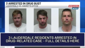 3 Lauderdale Residents Arrested in Drug-Related Case – Full Details Here
