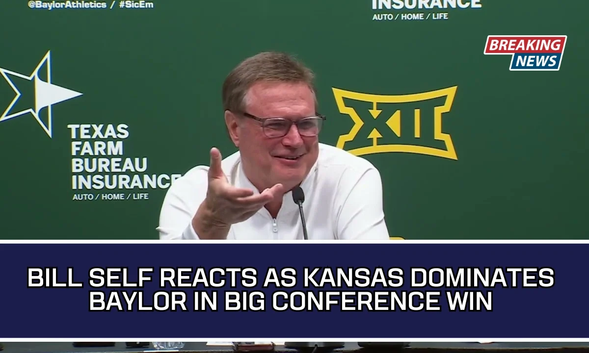 Bill Self Reacts As Kansas Dominates Baylor In Big Conference Win