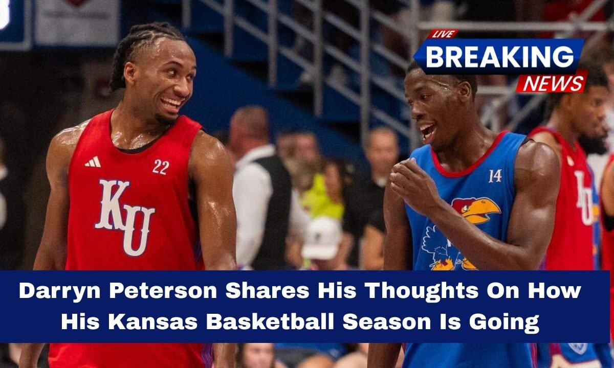 Darryn Peterson Shares His Thoughts On How His Kansas Basketball Season Is Going
