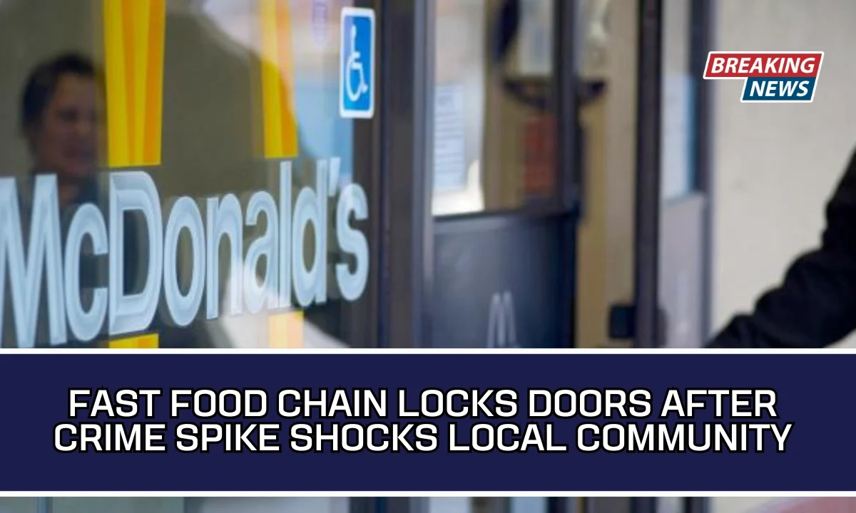 Fast Food Chain Locks Doors After Crime Spike Shocks Local Community