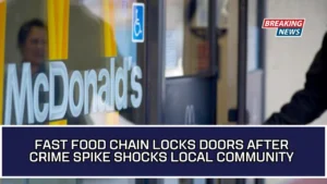 Fast Food Chain Locks Doors After Crime Spike Shocks Local Community