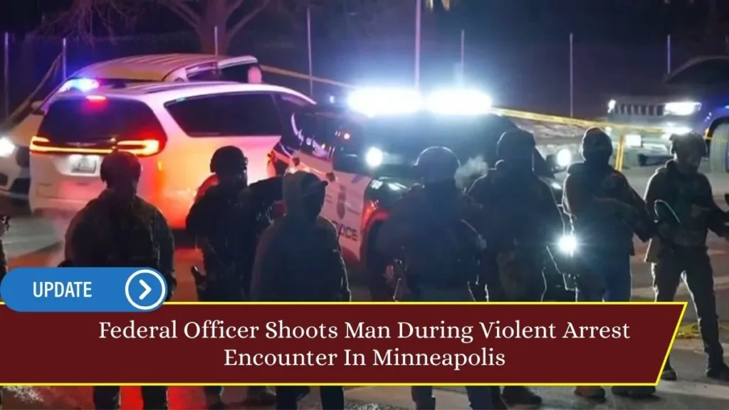 Federal Officer Shoots Man During Violent Arrest Encounter In Minneapolis