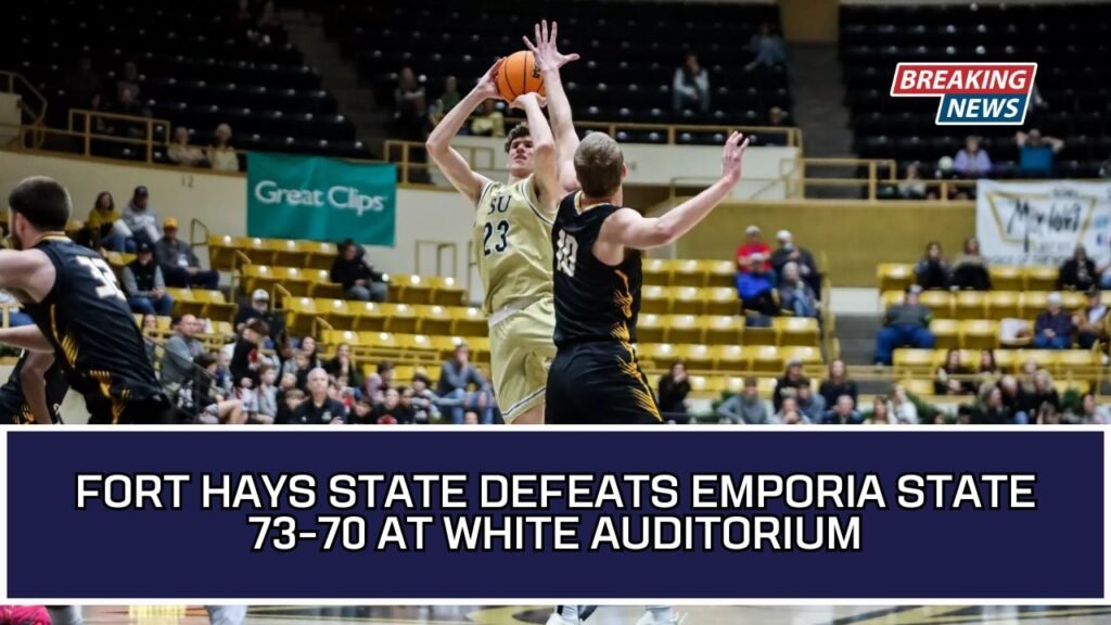 Fort Hays State Defeats Emporia State 73-70 At White Auditorium