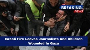Israeli Fire Leaves Journalists And Children Wounded In Gaza