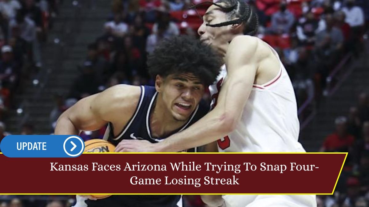 Kansas Faces Arizona While Trying To Snap Four-Game Losing Streak