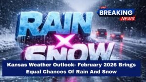 Kansas Weather Outlook- February 2026 Brings Equal Chances Of Rain And Snow