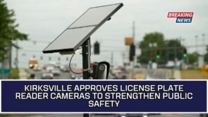 Kirksville Approves License Plate Reader Cameras To Strengthen Public Safety