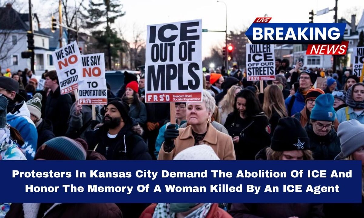 Protesters In Kansas City Demand The Abolition Of ICE And Honor The Memory Of A Woman Killed By An ICE Agent