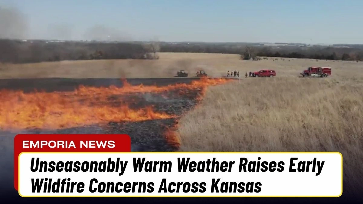 Unseasonably Warm Weather Raises Early Wildfire Concerns Across Kansas
