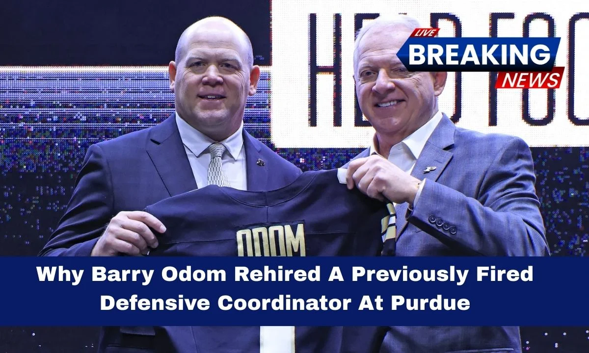 Why Barry Odom Rehired A Previously Fired Defensive Coordinator At Purdue