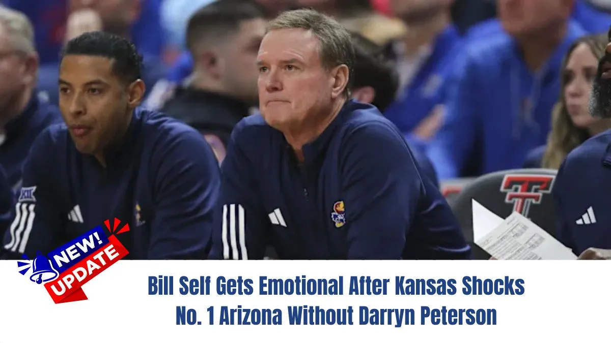 Bill Self Gets Emotional After Kansas Shocks No. 1 Arizona Without Darryn Peterson