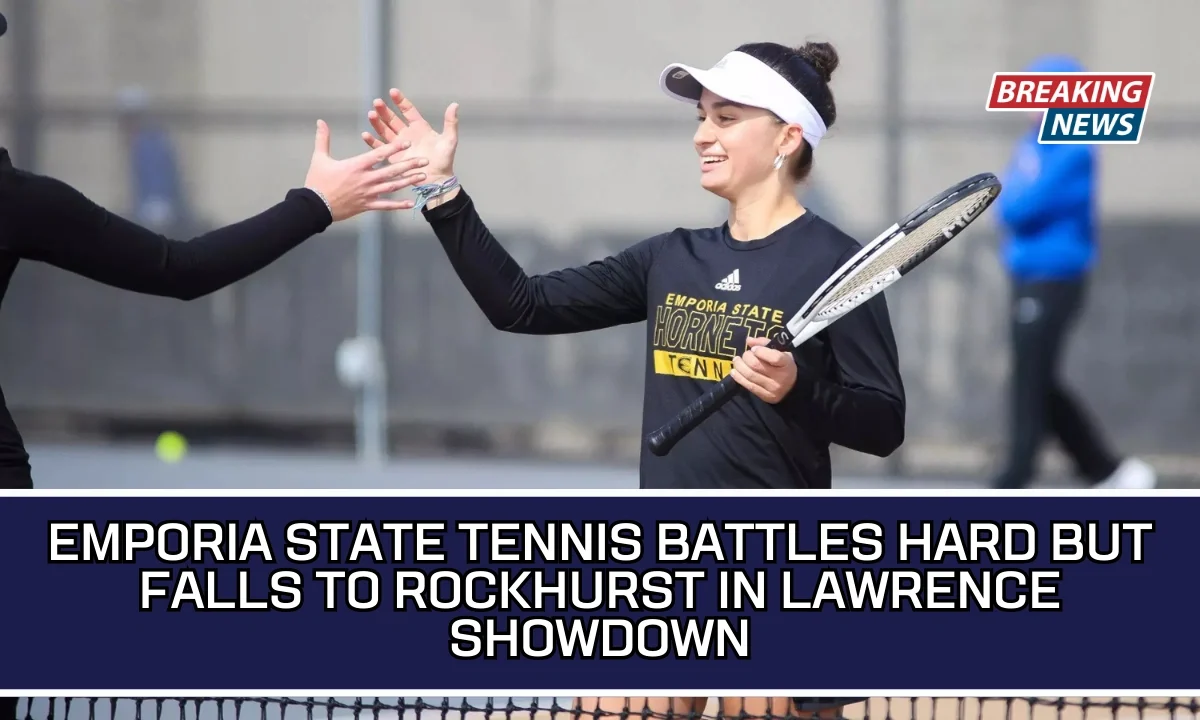 Emporia State Tennis Battles Hard But Falls To Rockhurst In Lawrence Showdown