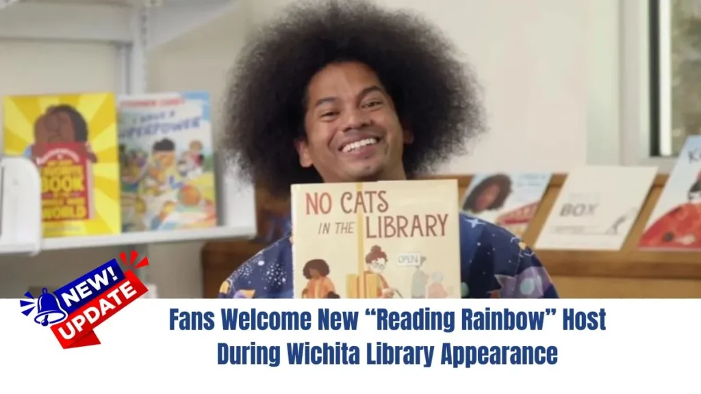 Fans Welcome New “Reading Rainbow” Host During Wichita Library Appearance