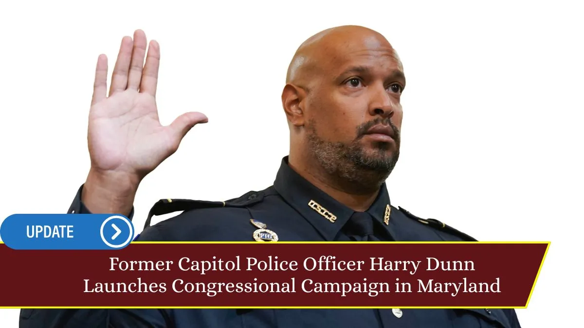Former Capitol Police Officer Harry Dunn Launches Congressional Campaign in Maryland