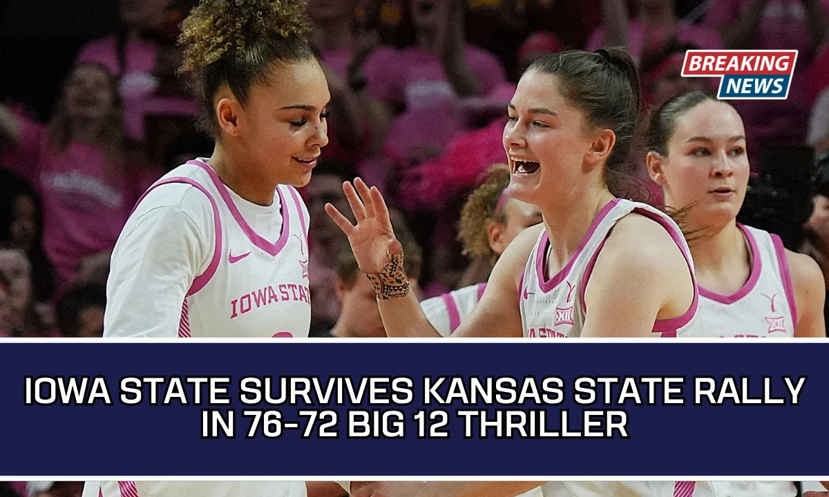 Iowa State Survives Kansas State Rally In 76-72 Big 12 Thriller