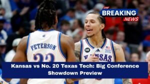 Kansas vs No. 20 Texas Tech: Big Conference Showdown Preview