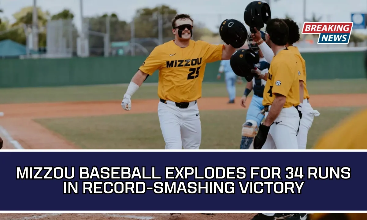 Mizzou Baseball Explodes For 34 Runs In Record-Smashing Victory