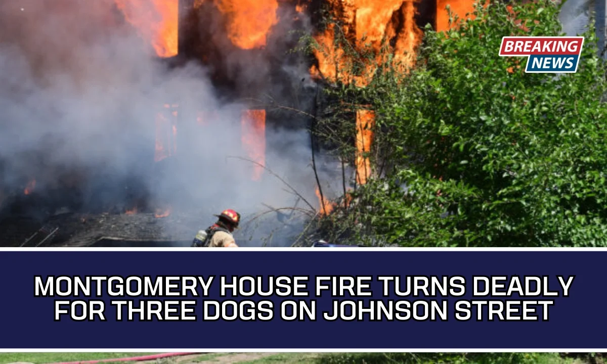 Montgomery House Fire Turns Deadly For Three Dogs On Johnson Street