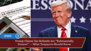Trump Claims Tax Refunds Are “Substantially Greater” — What Taxpayers Should Know