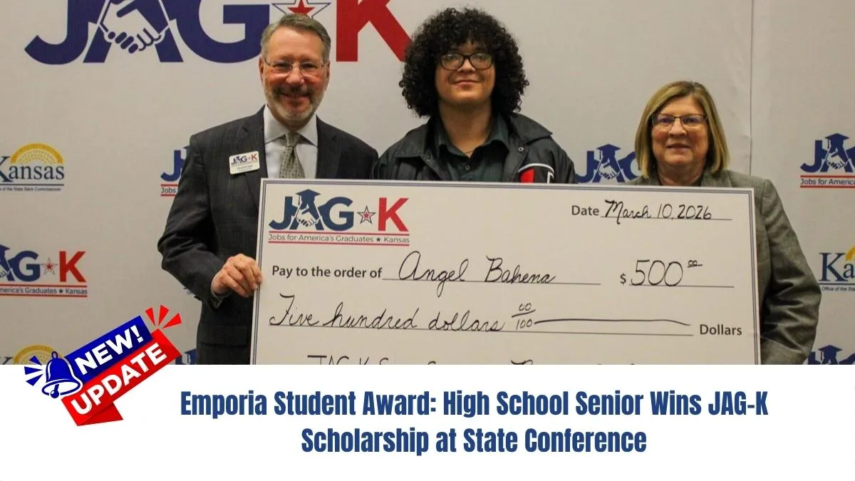 Emporia Student Award: High School Senior Wins JAG-K Scholarship at State Conference
