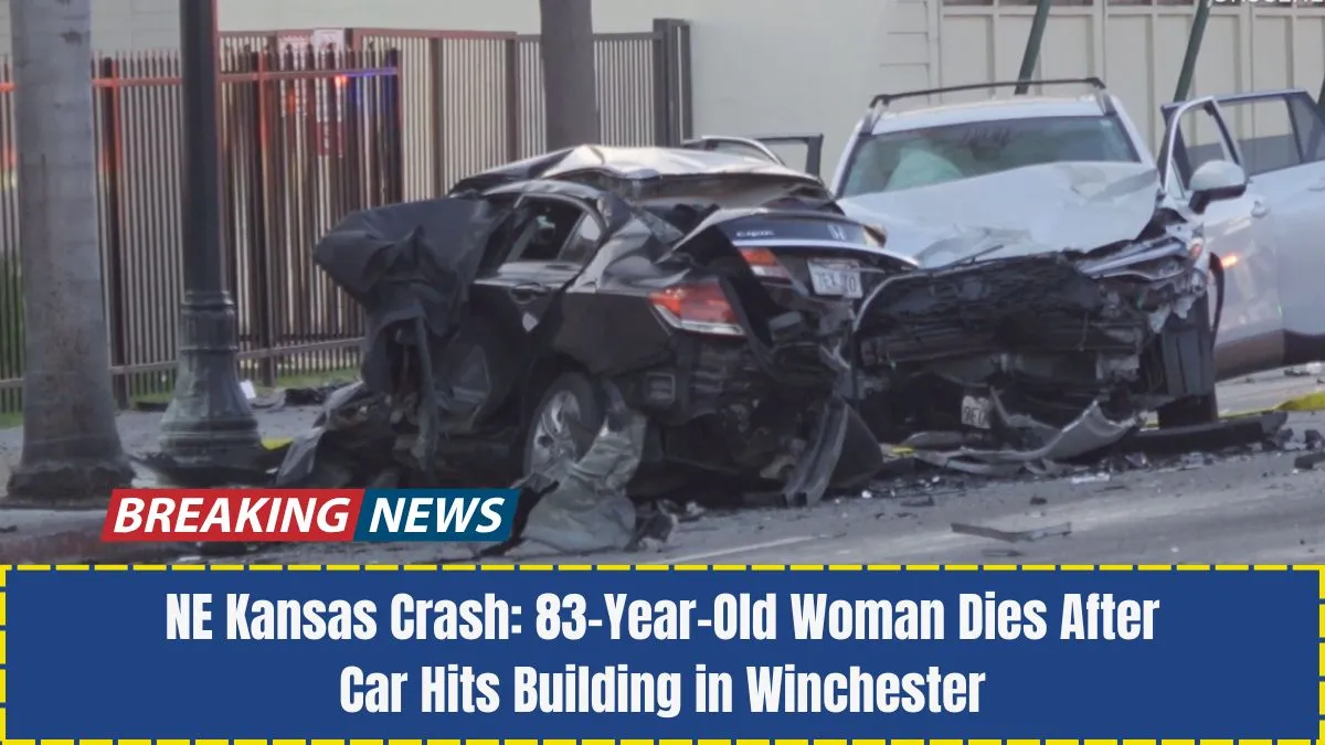 NE Kansas Crash: 83-Year-Old Woman Dies After Car Hits Building in Winchester