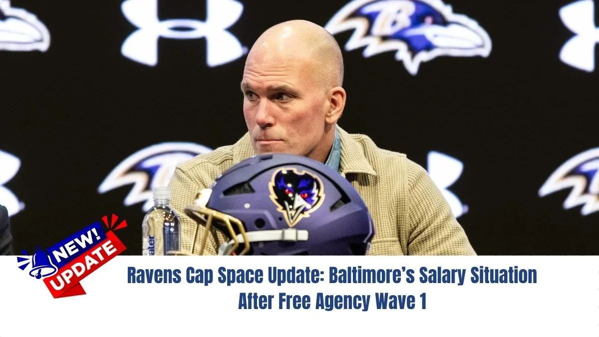 Ravens Cap Space Update: Baltimore’s Salary Situation After Free Agency Wave 1