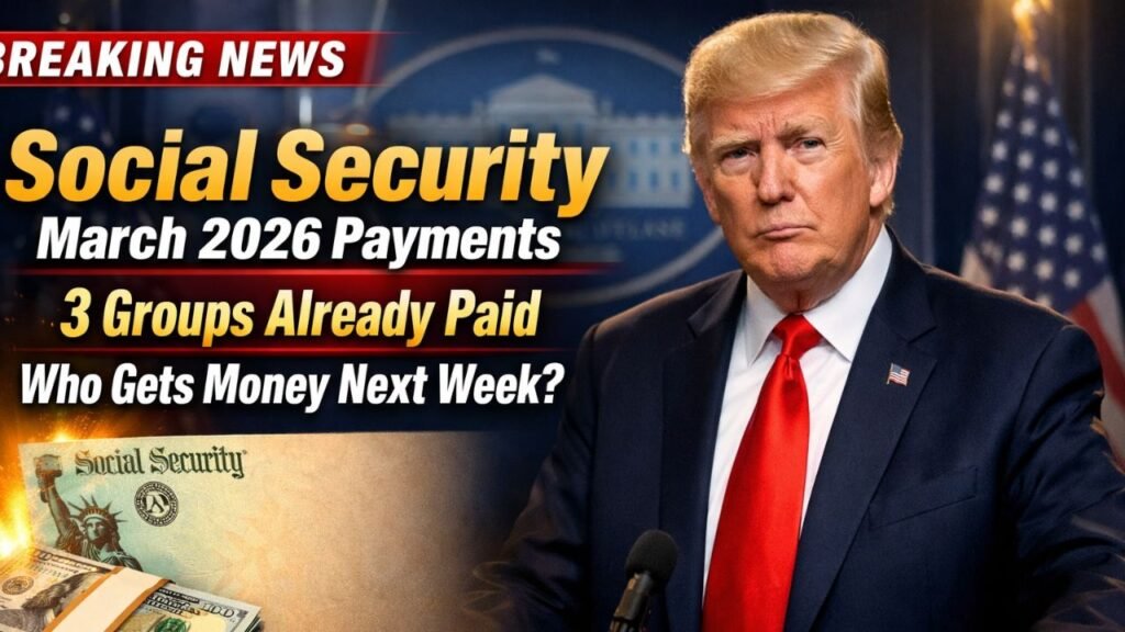 Social Security March 2026 Payments: 3 Groups Already Paid – Find Out Who Gets Money Next Week