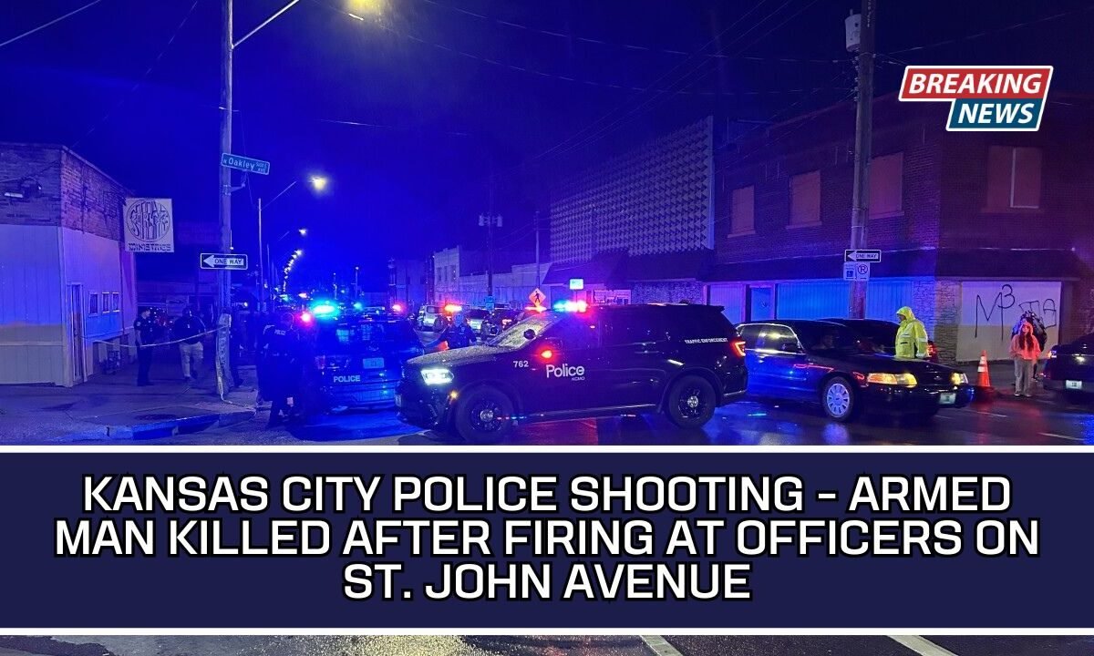 Kansas City Police Shooting - Armed Man Killed After Firing at Officers on St. John Avenue