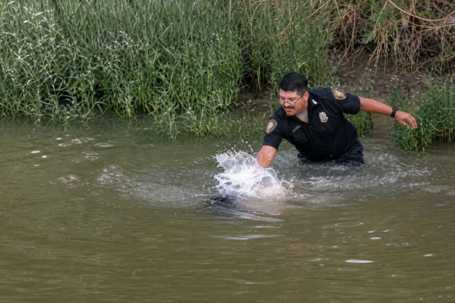 Officer Pulls Missing Boy From River In Dramatic Rescue
