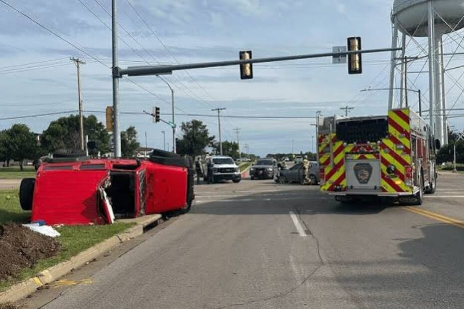 Two-Vehicle Rollover Crash Leaves Minor Injuries