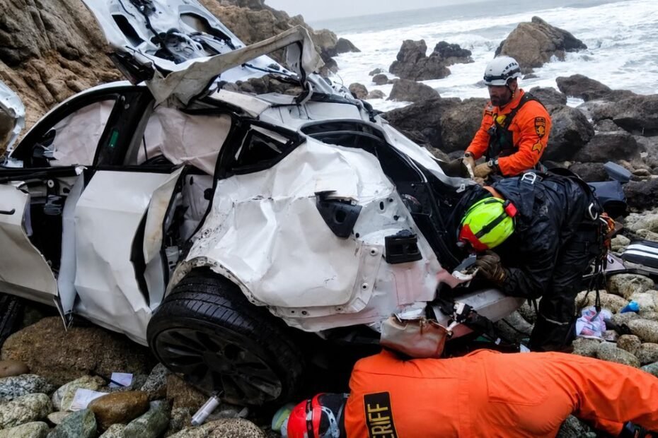 Charges Dropped Against California Radiologist Who Drove Tesla With Family Off Cliff